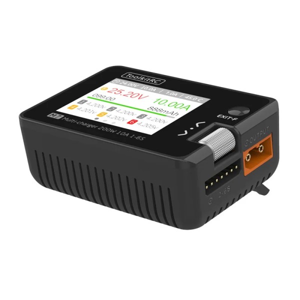 ToolkitRC M7 Multifunctional Balance Charger 200W 10A Electricity Measurer for Racing Drone Accessories
